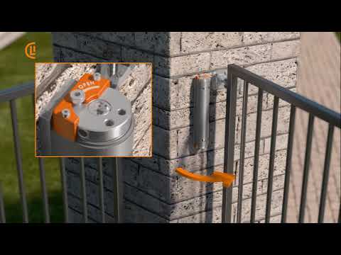 Locinox Verticlose-2 Wall-Mounted Hydraulic Gate Closer Install Guide