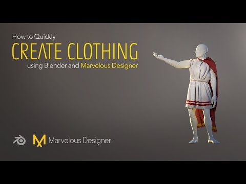 How to Quickly Create Clothing using Blender and Marvelous Designer