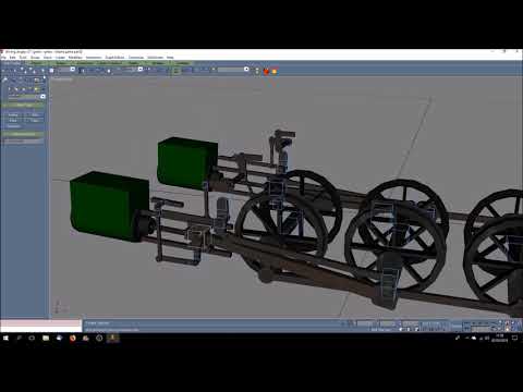Gmax: How to make models for Trainz, part 14 - Connecting rods and pistons