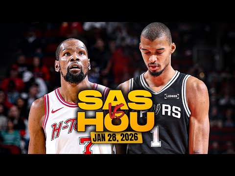 San Antonio Spurs vs Houston Rockets Full Game Highlights | Jan 28, 2026 | FreeDawkins