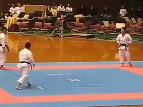 Unsu + bunkai by Teikyo Uni  karate team