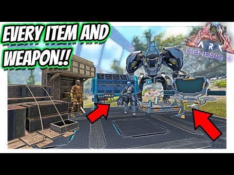 ARK GENESIS 2 EVERY NEW WEAPON & ITEM, HOW THEY WORK AND WHAT THEY DO!! || Ark Survival Evolved!