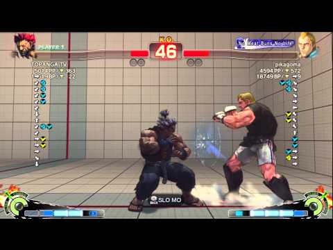Tokido (Gouki) vs Pikagoma (Abel) - AE 2012 Match *720p*