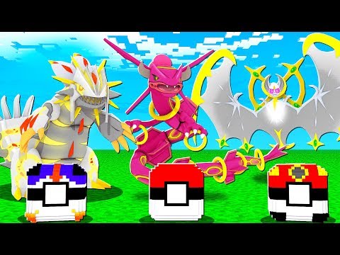 LUCKY PIXELMON DE FUSÃO DE 2 POKEMON LENDARIO - MINECRAFT PIXELMON MOD