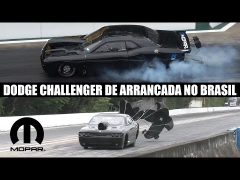 DODGE CHALLENGER  NITRO ACELERANDO NO SPID 0 a 230km/h em 4.8s