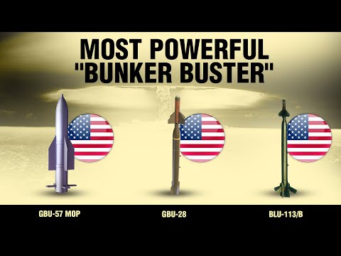 The 10 Most Powerful Bunker Buster Bombs In The World Non Nuclear
