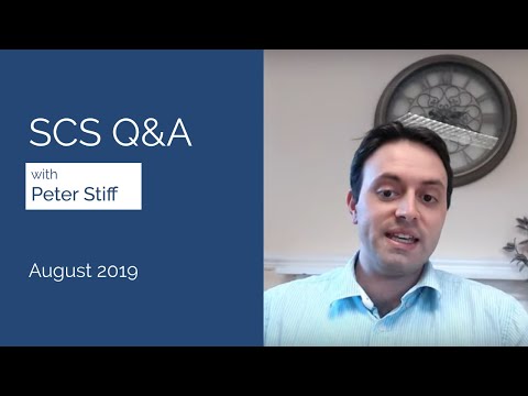 CIMA SCS Q&A with Peter Stiff - August 2019