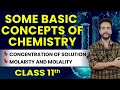 Learnandfunclass11science Some Basic Concepts Of Chemistry Class 11 Molarity And Molality