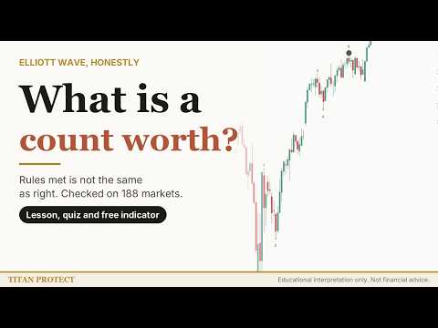 Elliott Wave, honestly: what a possible count is, and what came next