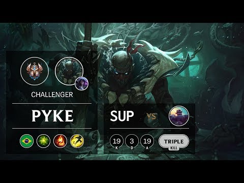 Pyke Support vs Braum - BR Challenger Patch 9.16