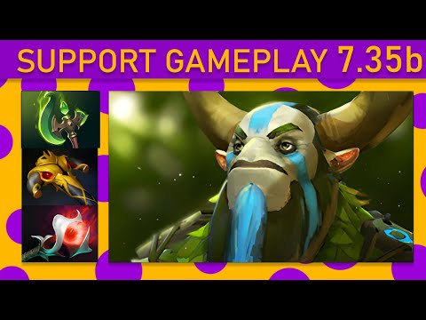 ✨New patch 7.35b Nature's Prophet 71% Kill participation! Support Gameplay - Dota 2 Top MMR