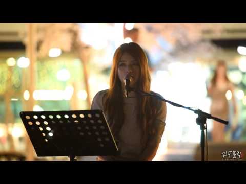 160819 주니엘 한강 버스킹 08