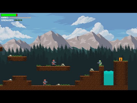 Python Scrolling Shooter Game Demo Made in PyGame