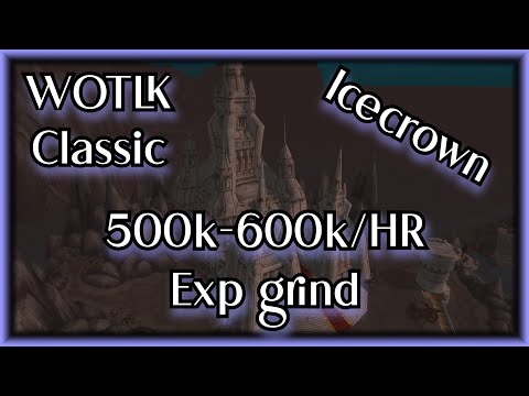 WOTLK Classic - 500k-600k EXP/HR Warlock Icecrown Mob grinding spot