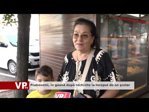 Prahovenii, în goană după rechizite la început de an şcolar