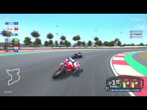 MotoGP 22 - Career Mode Pt 2 - Battle for The Win At Mandalika with Fabio!!