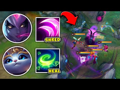 WE RAN THE INVISIBLE YUUMI COMP AND KILLED EVERYTHING IN SIGHT - League of Legends