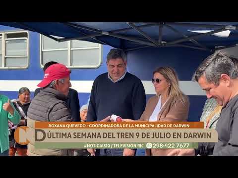Últimos días del Tren "9 de Julio" en Darwin para realizar trámites y atenciones