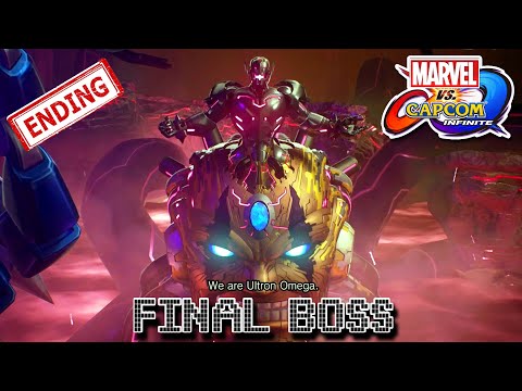 MARVEL VS CAPCOM INFINITE Story Mode Part 8 Ending & Final Boss Ultron Omega
