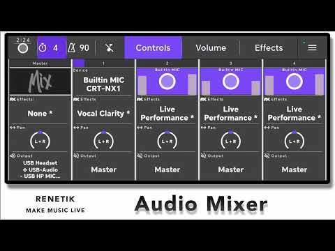 Renetik: Audio Mixer DAW