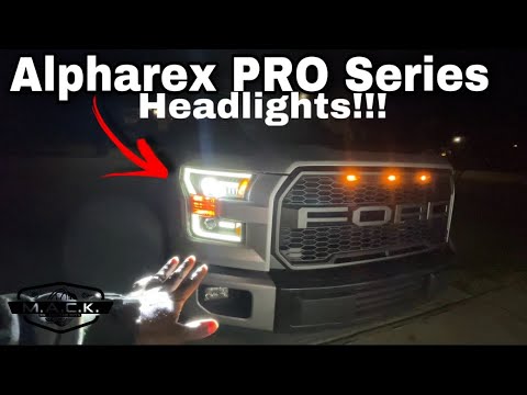 Alpharex Pro Series Headlights on my F150! / Auxito LEDs #meandcarkeys #alpharex #auxito