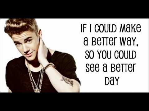 Justin Bieber - I Would: Lyrics