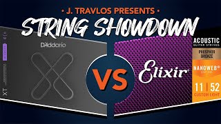 Video thumbnail for String Showdown: Elixir Phosphor Bronze vs D’Addario XT Phosphor Bronze Acoustic Guitar Strings by J.Travlos