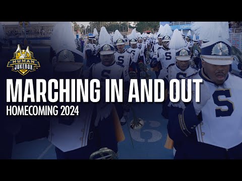 Southern University Human Jukebox | Marching In & Out | Homecoming 2024
