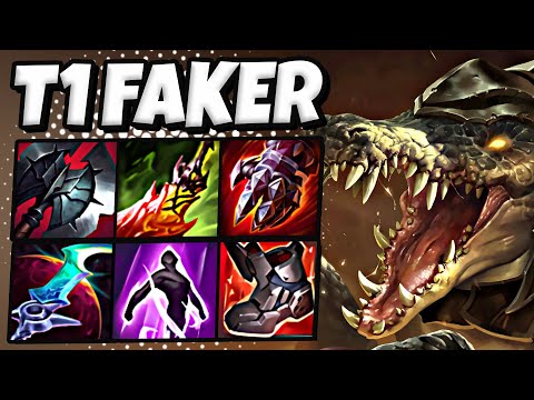 T1 Faker Renekton vs Zaahen [ TOP ] Patch 25.24 Ranked Korea