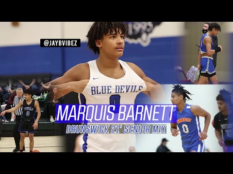 Marquis Barnett is skilled, athletic 6'4 point guard with vision! | Brunswick C/O 21' Highlights