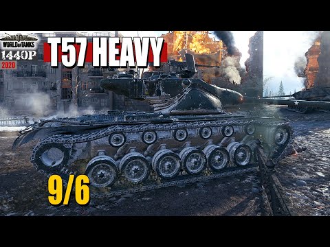T57 Heavy, 9040 damage, 6 vehicles destroyed! WoT