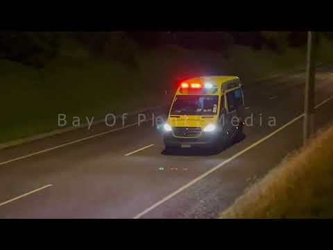 Brand New St. John Whelen Ambulance and others responding | New Zealand