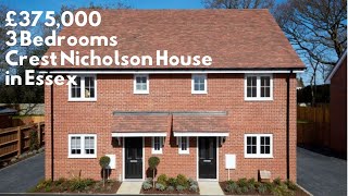 3 Bedroom Show Home Walkthrough Crest Nicholson house Nine Acres Tiptree