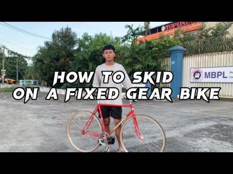 How to skid on a fixed gear bike