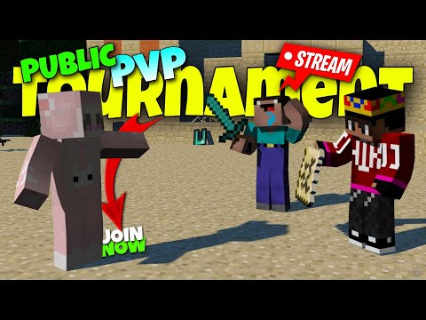 Insane PvP Tournament with Subscribers | Minecraft Hindi Live