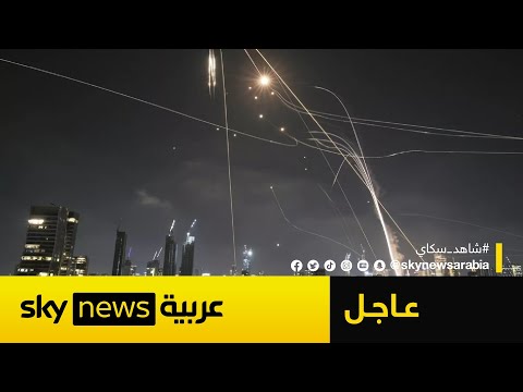 فيديو | لقطات تظهر لحظات وصول صواريخ إيران إلى سماء تل أبيب