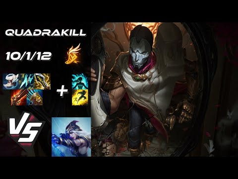 BOTTOM Jhin vs Ashe [QUADRAKILL] - EU Challenger Patch 14.18