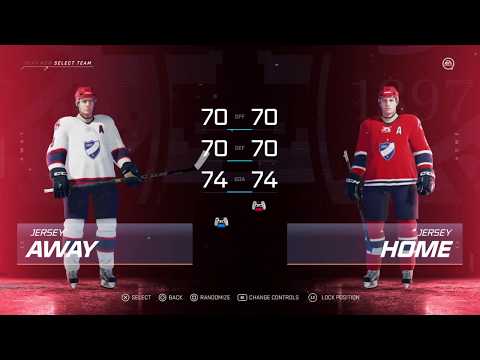 NHL 20 - HIFK Uniforms - All Franchise History Uniforms Teams Ratings & Stats