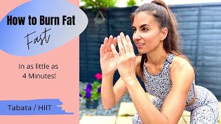 How to Burn Fat Fast in as Little as 4 Minutes - Tabata Workout