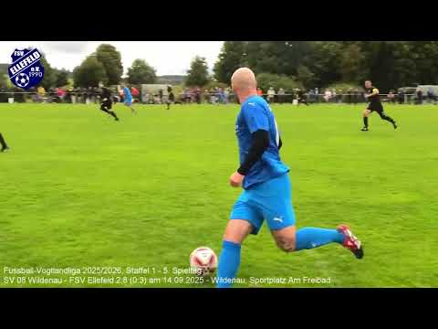 SV 08 Wildenau - FSV Ellefeld 2:8 (0:3), Vogtlandliga 2025/2026 - 5. Spieltag am 14.09.2025