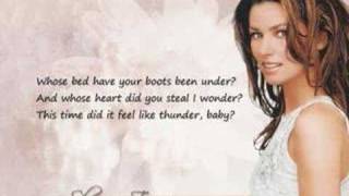 Shania Twain - Whose bed have your boots been under