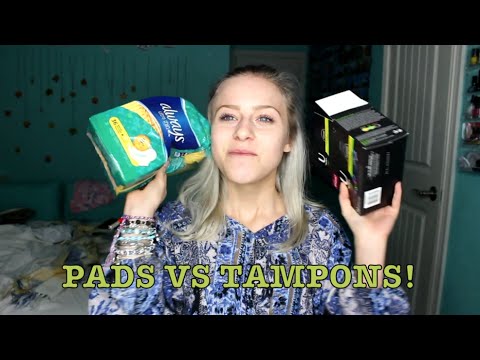 Periods 101: Pads vs. Tampons || Lilyslounge14