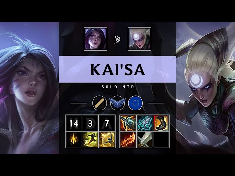 Kai'Sa Mid vs Diana - EUW Diamond Patch 25.21