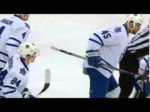 Komarov 1-0 Goal - Maple Leafs vs. Devils - April/6/2013
