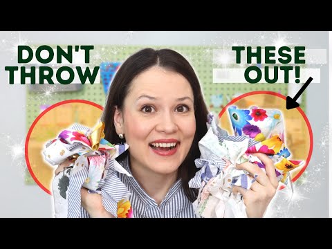 7 EASY and PRACTICAL ways to use up TINY fabric scraps!