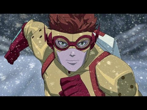 Kid Flash (Wally West) - All Powers & Fights Scenes | Young Justice S01