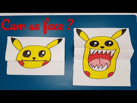 , title : '💙❤️💛DIY - Pikachu - Invata cum se face | Desenez si Colorez Pokemon'