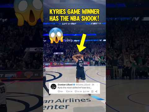 Luka & Dame Lillards REACTION to Kyrie's INSANE GAME WINNER!👀