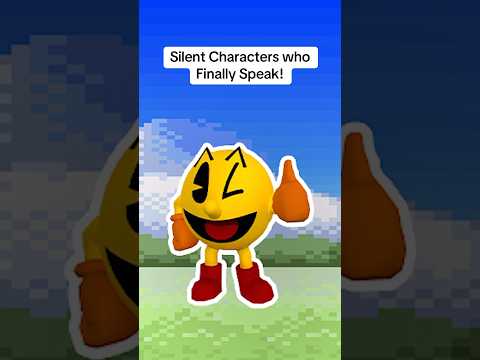 Silent Characters who Finally Speak: #pacman