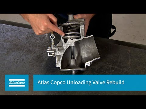 Screw compressor unloader valve kit, air compressor model: a...
